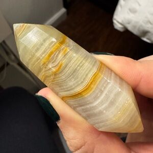 Polished Agate Crystal Point
